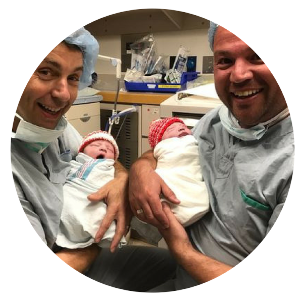 Twins with different dads